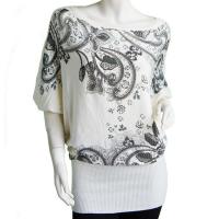 Euro Tunic - Paisley - Ivory