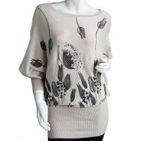 Euro Tunic - Tulips - Beige