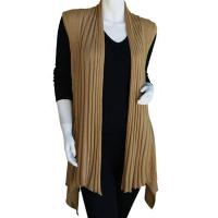 Magic Convertible Ribbed Sweater Vest - Gold