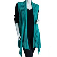 Magic Convertible Ribbed Sweater Vest - Jade