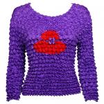 Applique Popcorn - Applique Long Sleeve - Red Hat