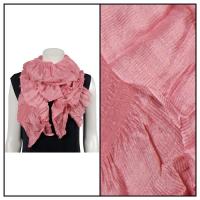 Scarves - Crinkle Gathered 1343 - Pink
