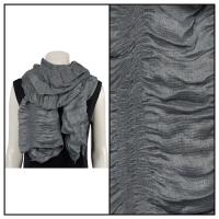 Scarves - Crinkle Gathered 1343 - Dark Grey