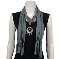 Scarves - Dreamcatcher Pendant - Polyester - Grey