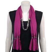 Scarves - Abstract Charms - Jersey Knit - Orchid