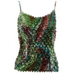 Coin Prints - Spaghetti Tank - Giraffe Green-Brown