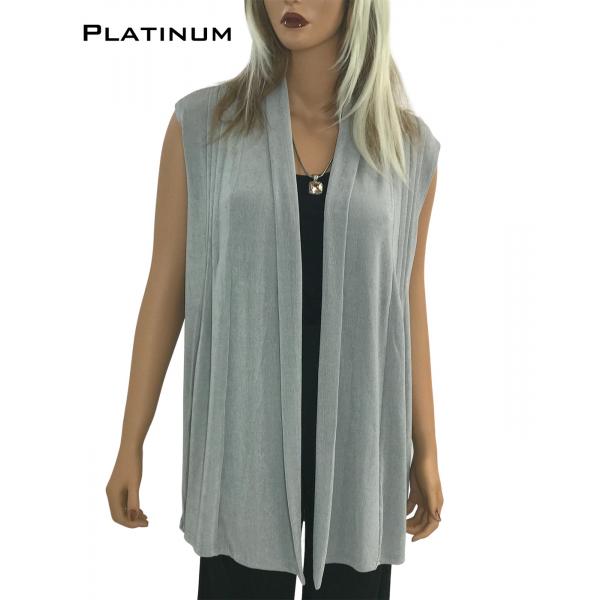 Wholesale 1429 - Slinky TravelWear Vest Platinum - One Size Fits All