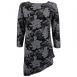 Floral Silver on Black Floral Silver on Black