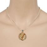 Jewelry - Pendants on Chains - Oval - Earthtone