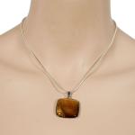 Jewelry - Pendants on Chains - Rectangle(Square) Small - Gold