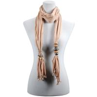 Scarves - Abstract Charms- Jersey Knit - Beige