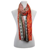 Scarves - Bohemian Print Paisley 023 - Olive