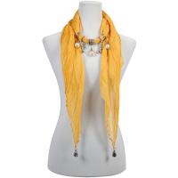 Scarves - Pearl Drop - Chiffon - Mustard