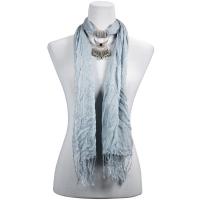 Scarves - Art Deco Pendant 05 - Silver