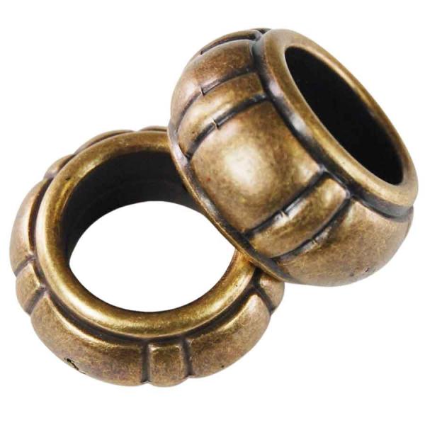 Wholesale 075 Scarf Rings and Buckles Bronze Tone Plastic (2 Pack) - 