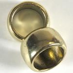 Scarf Rings - Antique Bronze Metal (2 Pack)