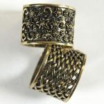 Scarf Rings - 06 Bronze Reversible (2 Pack)