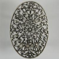 Scarf Sliders - 606 - Silver