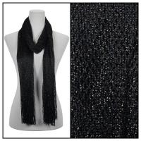 Scarves - Metallic Fishnet 3836 - Black
