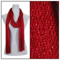 Scarves - Metallic Fishnet 3836 - Red