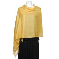 Pashmina Style Shawls - Solid - Mustard