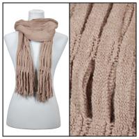Scarves - Bohemian Knit Tubed 51679  - Taupe