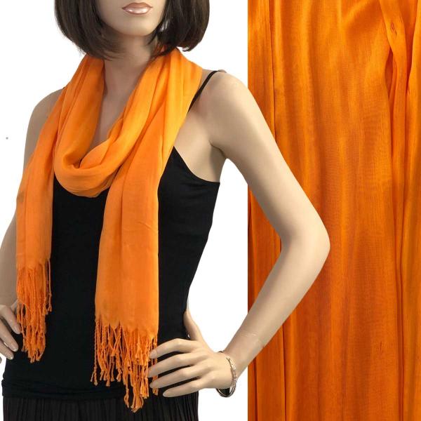 Wholesale 100 - Cotton/Silk Blend Scarves  Orange Peel - 