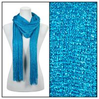 Scarves - Metallic Mesh 102 - Turquoise