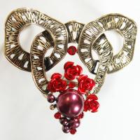 Scarf to Belt Accessory - 101 - Bronze-Red