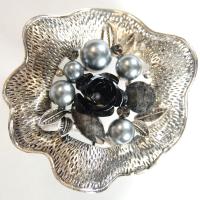 Scarf to Belt Accessory - 102 - Silver-Black
