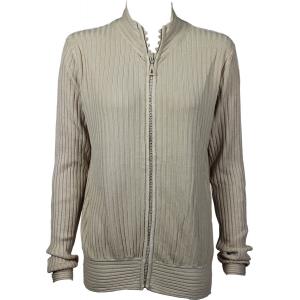1594 -Diamond Crystal Zipper Sweaters 1594 - Champagne<br>
Crystal Zipper Sweater - One Size Fits Most