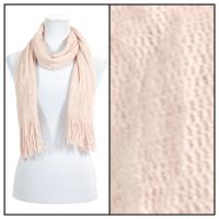 Scarves - Crochet Mesh Tubed 4073 - Beige