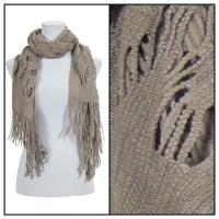 Scarves - Abstract Weave 4101 - Grey