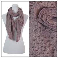 Scarves - Bohemian Flower #3 4081 - Purple