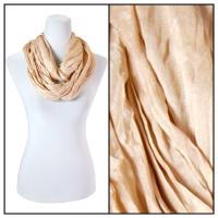 Infinity Scarves - Cotton/Silk Blend 100 - Champagne