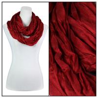Infinity Scarves - Cotton/Silk Blend 100 - Burgundy