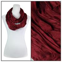 Infinity Scarves - Cotton/Silk Blend 100 - Plum