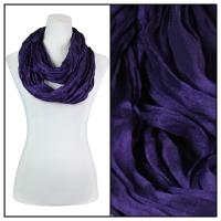 Infinity Scarves - Cotton/Silk Blend 100 - Purple