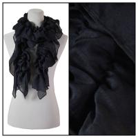 Scarves - Bohemian Solid 3171 - Black
