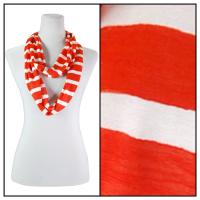 Infinity Scarves - Striped 7366 - Orange