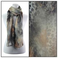 Scarves - Watercolor Leopard 2084 - Brown