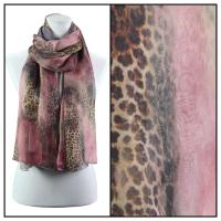 Scarves - Watercolor Leopard 2084 - Peach