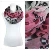 Infinity Scarves Wide - Animal & Dots 3119 - Pink