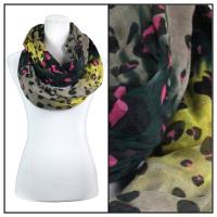 Infinity Scarves Wide - Animal & Dots 3119 - Yellow