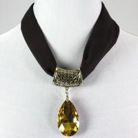 Magnet Scarves - Chiffon w/ Pendant - #39 Java (Bronze Magnet) w/ Pendant #561