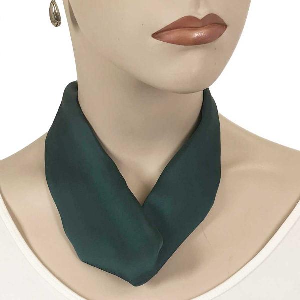 Wholesale Satin Fabric Necklace 1818 #006 Dark Green (Bronze Magnet) - 