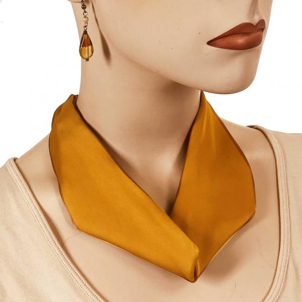 Wholesale Satin Fabric Necklace 1818 #030 Brass (Bronze Magnet) - 