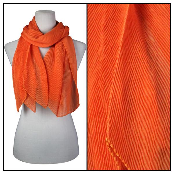 Wholesale 1975 - Pleated Scarves Orange - 