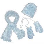 Gift Sets - Children's Magic Scarf - Baby Blue Child's Set