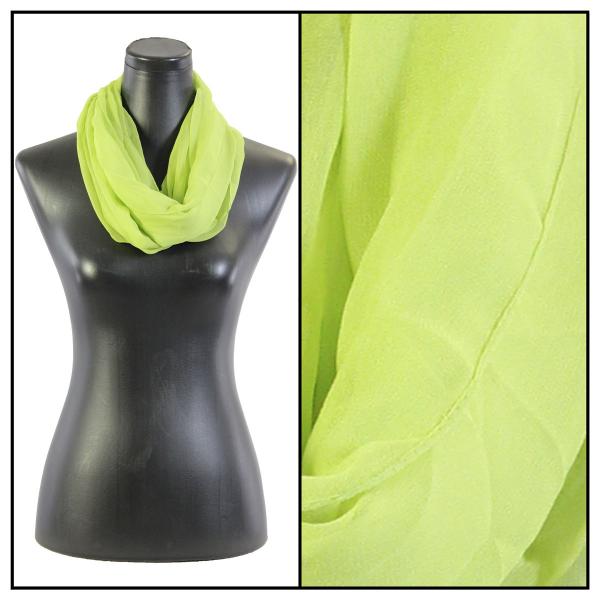 Wholesale 2282 - Silky Dress Infinities S09<br>Solid Leaf Green - 22